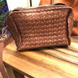 Valentina crossbody leather bag.
